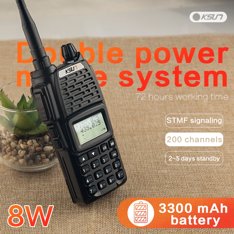 KSUN UV68D Ham двухсторонняя рация двухдиапазонный приемопередатчик BUXUN X 68D