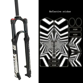 

Reflective Bike Fork Stickers Mountain Bike Scratch Resistant Fork Protector Removable Sticker Road Bicycle Adhesive Guard Cover