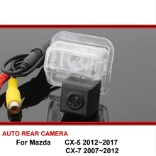Para mazda CX-5 CX-7 cx 5 7 cx5 2012 ~ 2017 câmera de visão traseira invertendo câmera do carro back up câmera hd ccd visão noturna veículo cam