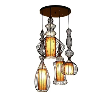 

Modern American Pendant Lights for Dining Room Bedroom Pendant Lamp Suspension Luminaire Vintage Home Lighting Hanglamp E27 220V