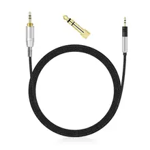 Upgrade Replacement Stereo Audio Cable Extension Music Cord For Sennheiser Momentum 2 0 HD1 Over On Ear Headphones 1 2meters