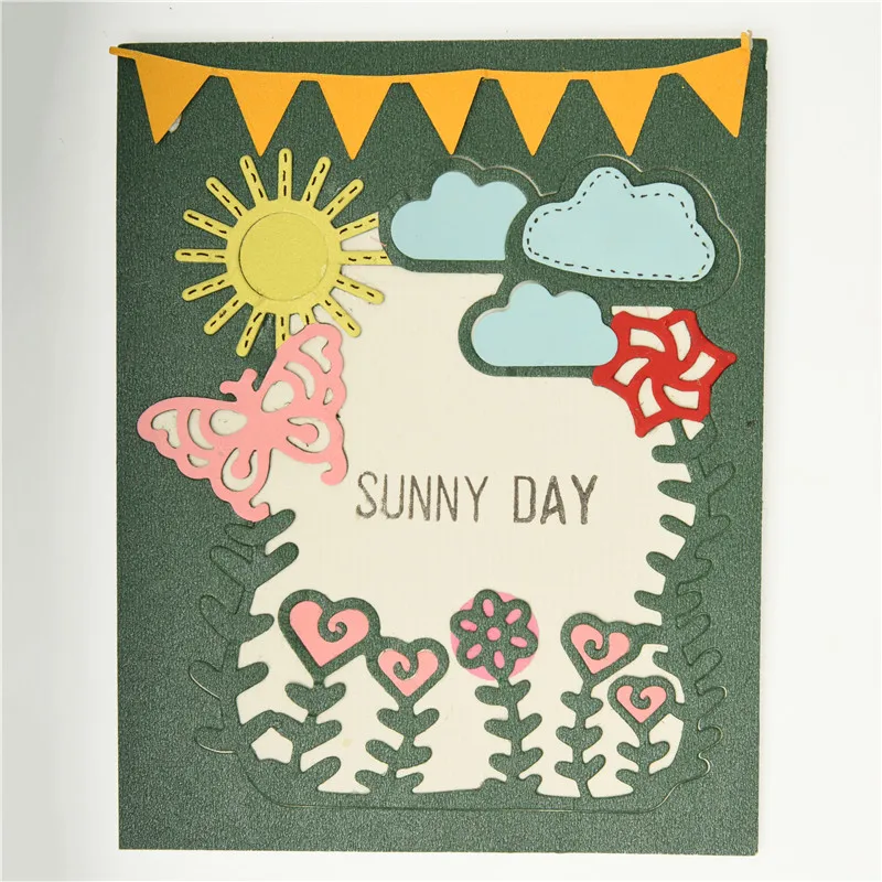 

InLoveArts Spring Garden Dies Butterfly Flower Metal Cutting Die for DIY Scrapbooking Paper Cards Die Cuts Photo Album Making