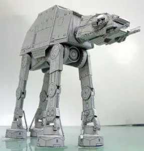 

Star Wars All Terrain Armored Transport Walker AT-AT 3D Paper Model Space Machine Paper Model Toys for Children Adults