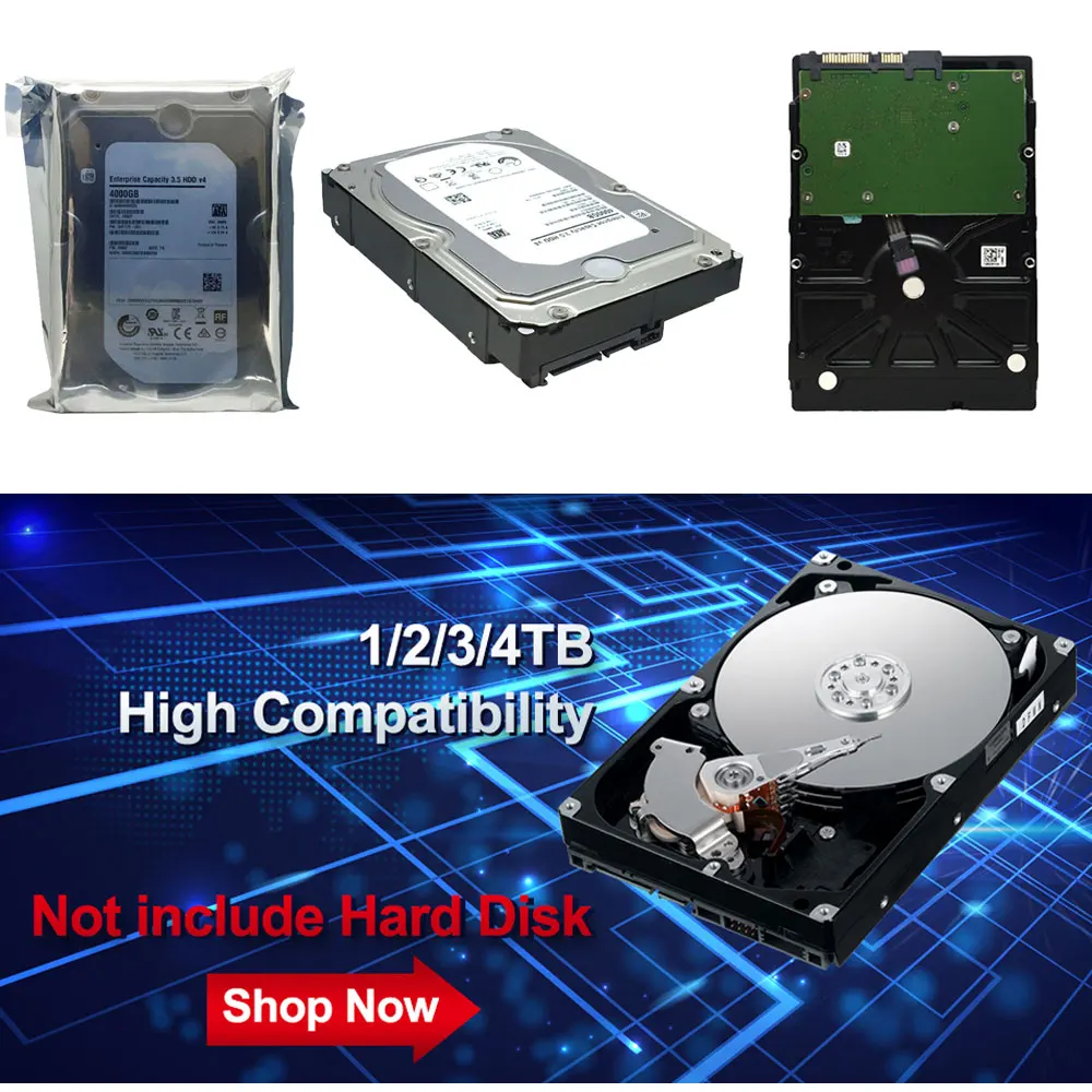 

3.5 Inch 1TB 2TB 4TB 6TB 8TB SATA Interface Professional Surveillance Hard Disk Drive For HD DVR NVR CCTV Camera System