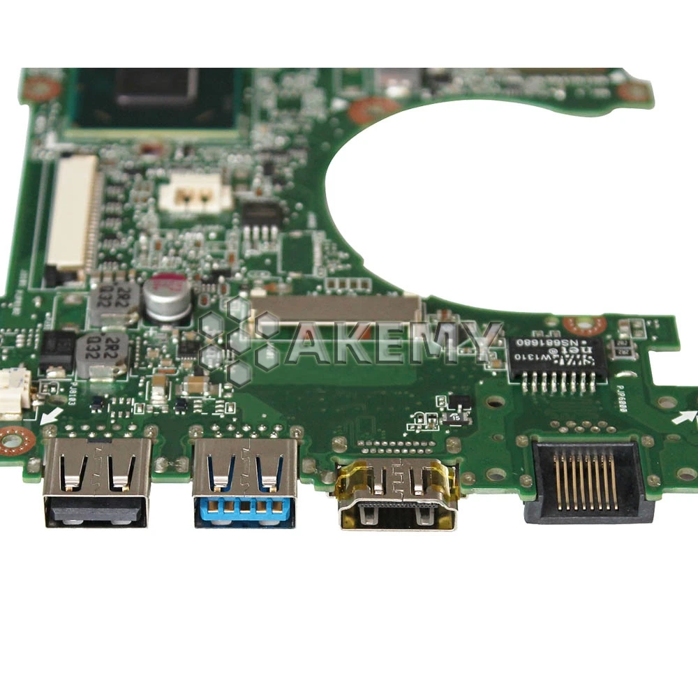 X202E Laptop motherboard For Asus X201E S200E X201EP mainboard original 4GB RAM I3 3217U|Материнские платы| |