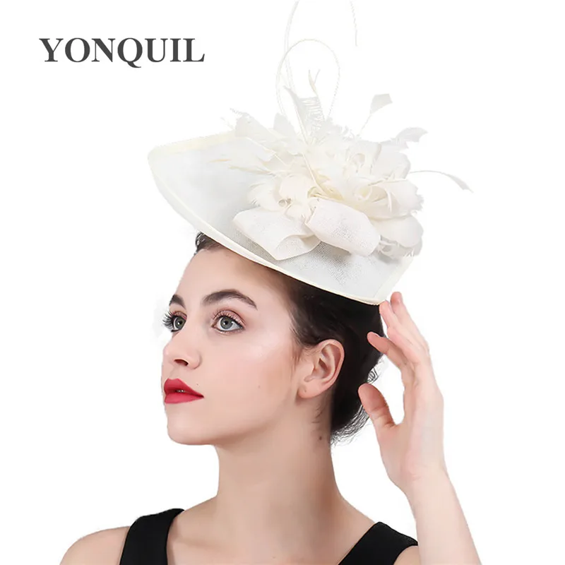 Sinamay Big Fascinators Hat Women 