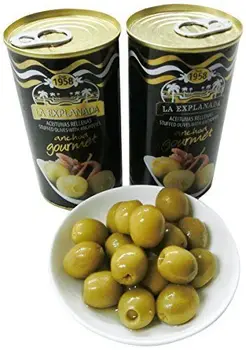 

La explanada - Anchoa Gourmet - Aceitunas verdes rellenas de anchoa - 150 g - [set di 5]