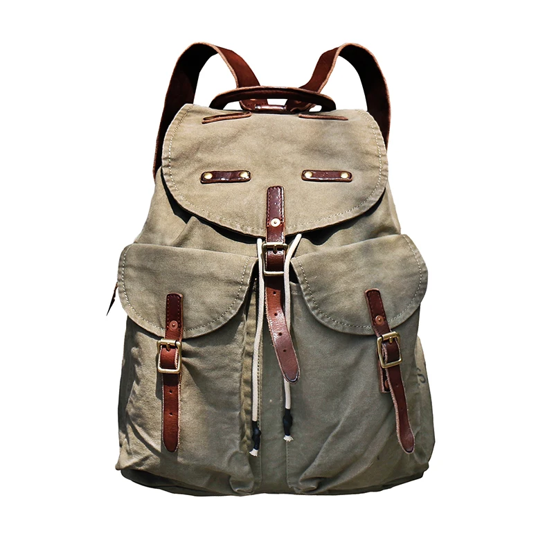 Canvas Backpack Travel-Bag American Waterproof Unisex CDWX1 45cm--35cm--15cm Computer