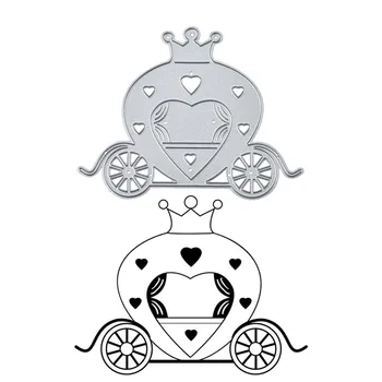 

DiyArts Crown Carriage Metal Cutting Dies New 2019 for Card Making Scrapbooking Embossing Cuts Stencil Craft Dies