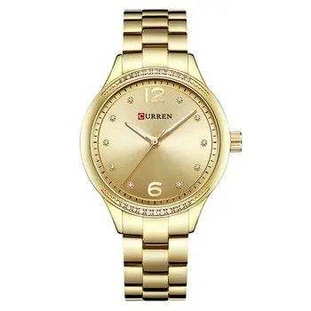 

Casual 9003 Fashion Elegant Women Watch Waterproof Quartz Movement Watch with Exquisite Rhinestone Decoration Gift