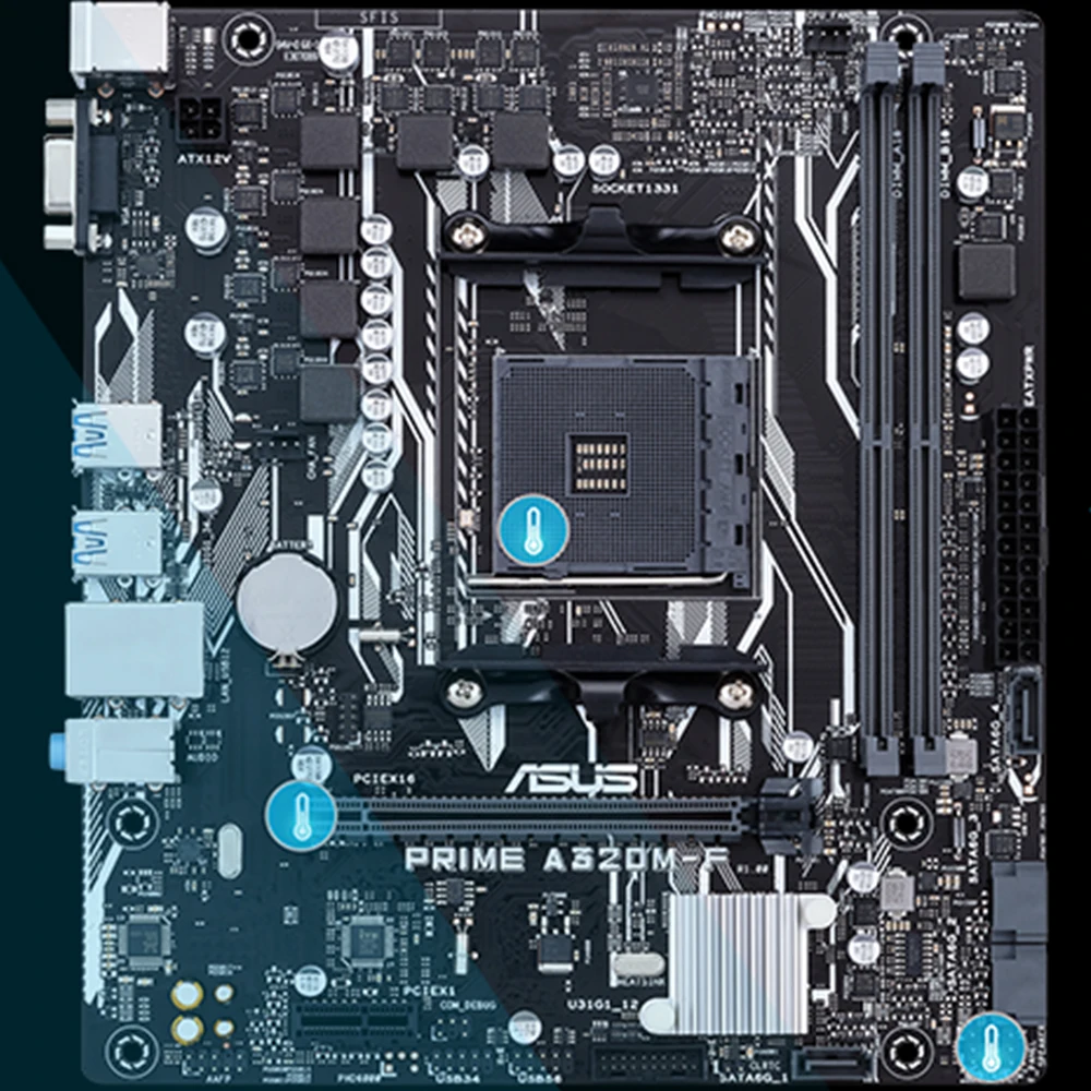 Материнская плата ASUS prime a320M-F amd ryzen AM4 mATX DDR4 3200MHz SATA USB 3,1 Gen 1 абсолютно новая и оригинальная материнская плата a320 2011