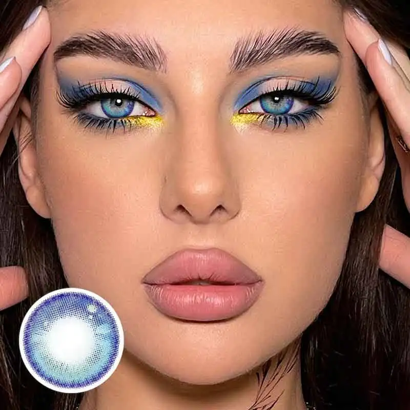 Bio-Essence Blue Fashion Contact Lenses (1 Pair)