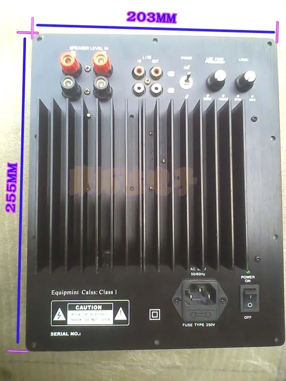 300W home 1.0 active subwoofer amplifier board High power integrated HIFI for | Электроника