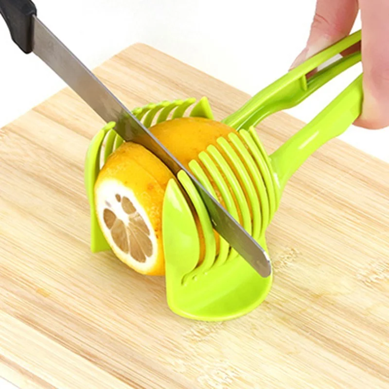 Dropship 1pc Tomato Lemon Slicer Holder, Round Fruits Onion