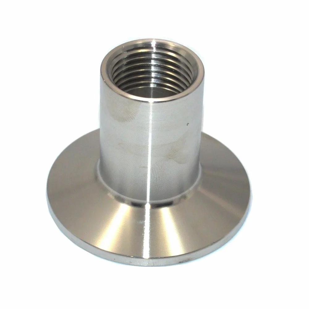 

1 Piece 1/2 Inches NPT Sanitary Female Thread Ferrule Pipe Fitting Tri Clamp Type Stainless Steel 304 SS304 Pipe Fittings