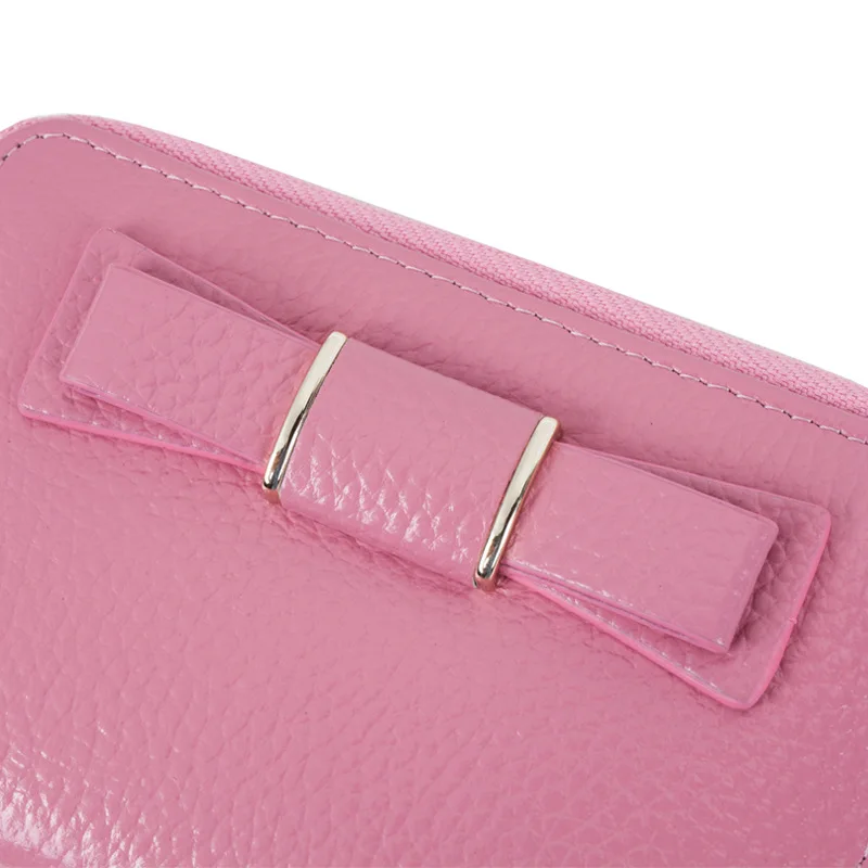 

2018 New Style Genuine Leather Card Bag Women's Leather Card Sleeve Butterfly Cute Korean-style Bus Bank Card Clamp Special Offe