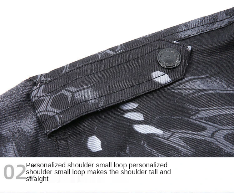 Camouflage Men 's Suit 2021 Spring and Autumn Youth Military Training Wear-Resistant Sweat-Absorbent Trousers Two - Piece Suit Camouflage Men 's Suit 2021 Spring and Autumn Youth Military Training Wear-Resistant Sweat-Absorbent Trousers Two - Piece Suit