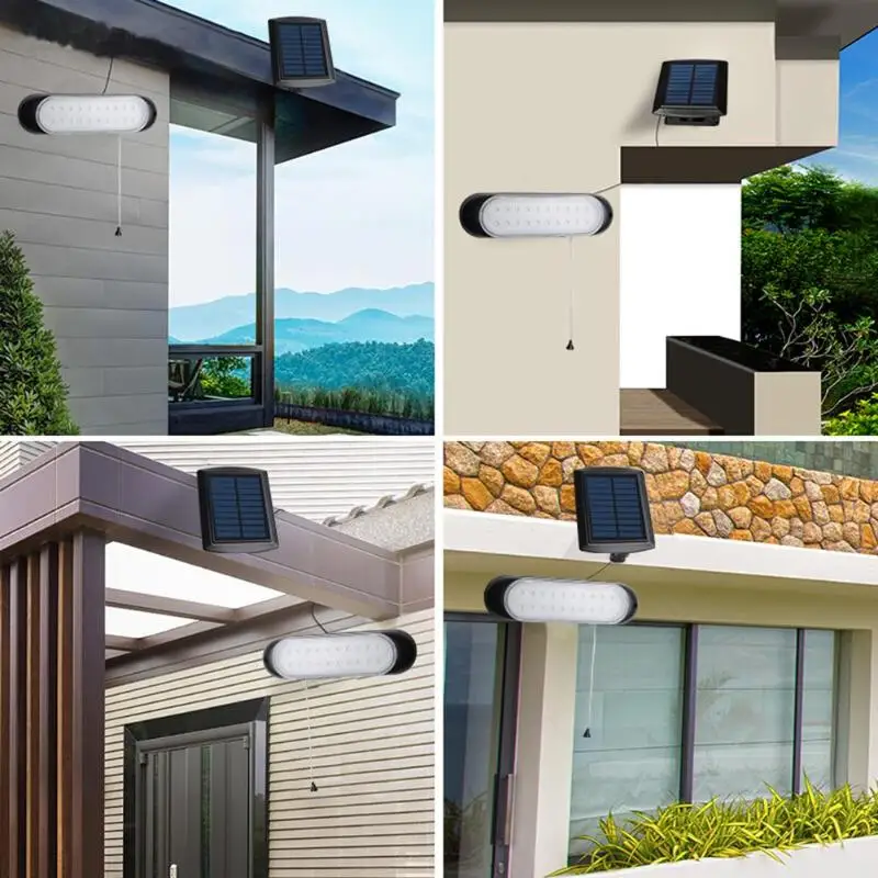 20LED Солнечная энергия, отдельный настенный светильник, водонепроницаемый уличный садовый светильник, лампа высокого преобразования, долговечный