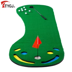 Golf Green Indoor Simulated Turf Indoor Putting Practice Blanket Putting Practice Machine Fun Family Games Outdoor Golf Training
