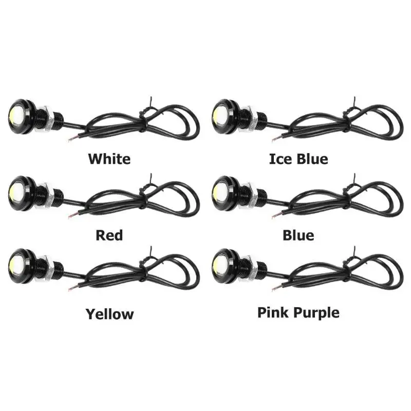 18 мм Диаметр орлиный глаз светодиодный автомобильный дневной ходовой светильник