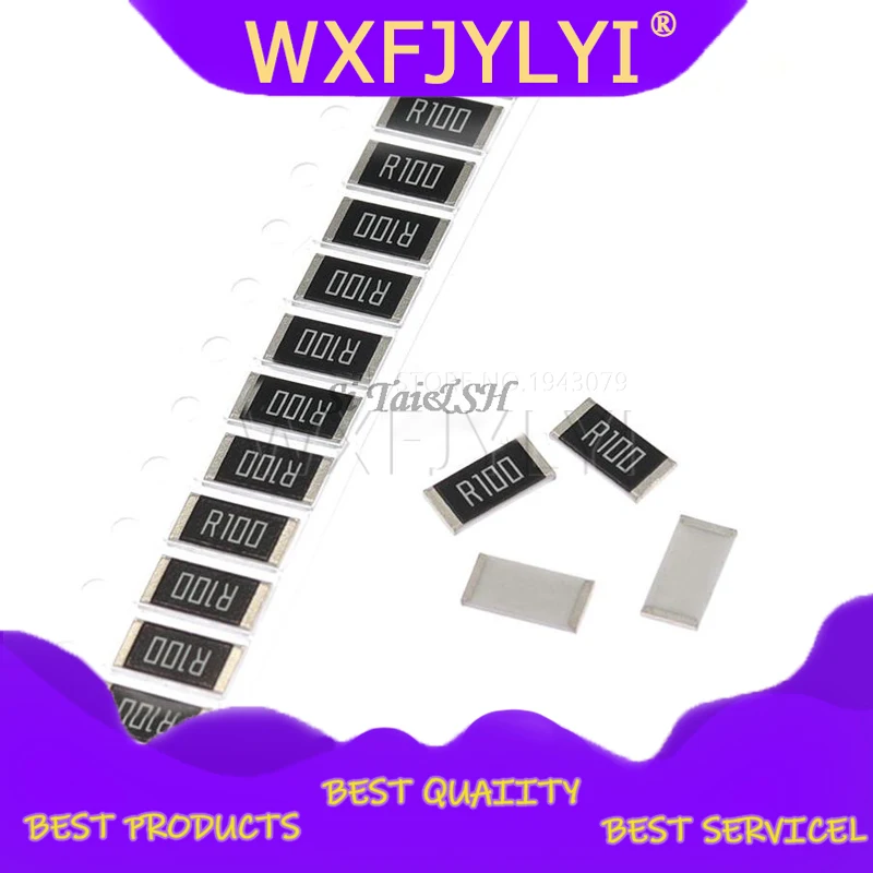 50Pcs 2512 SMD chip fixed resistor 1 1W 0.1R 0.01R 0.05R 0.001R 0.33R 0.5R 1R 0R 10R 100R 2W 0.