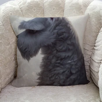 

Dog Animal Art Pillow Covers Cases Cushion Pillowcase Square Print