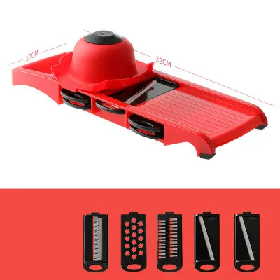 

Vegetable Cutter with Steel Blade Mandoline Slicer Potato Peeler Carrot Cheese Grater Vegetable Slicer Kitchen Accessories
