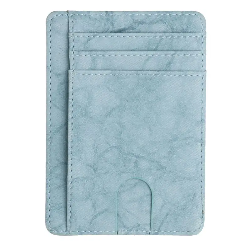 

Slim RFID Blocking Leather Wallet Credit ID Card Holder Purse Money Case for Men Women For Home travel
