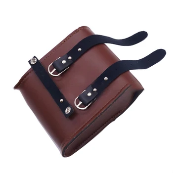 

Insulated Outdoor PU Leather For Motorcycle Saddle Bag Bike Riding Suitcase Pouch Hanging Travel Waterproof Tool Side Storage