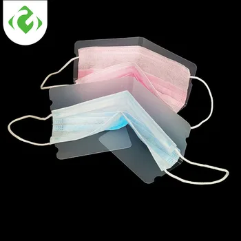 

Mask storage bag Folding Eco-Friendly storage clip protection mask portable mask bag temporary storage box transparent bag