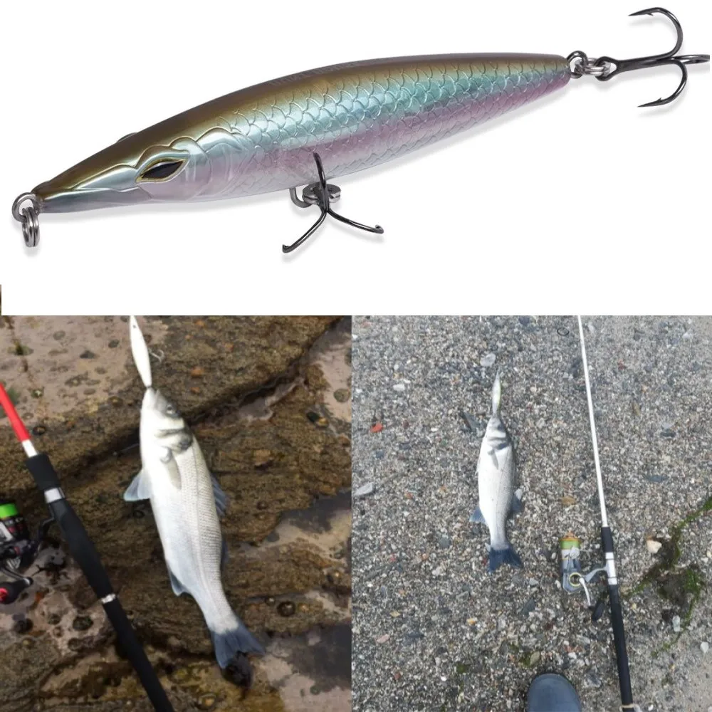 Hunthouse приманка для рыбалки карандаш прогулки собаки swimbait top водный твердый воблер