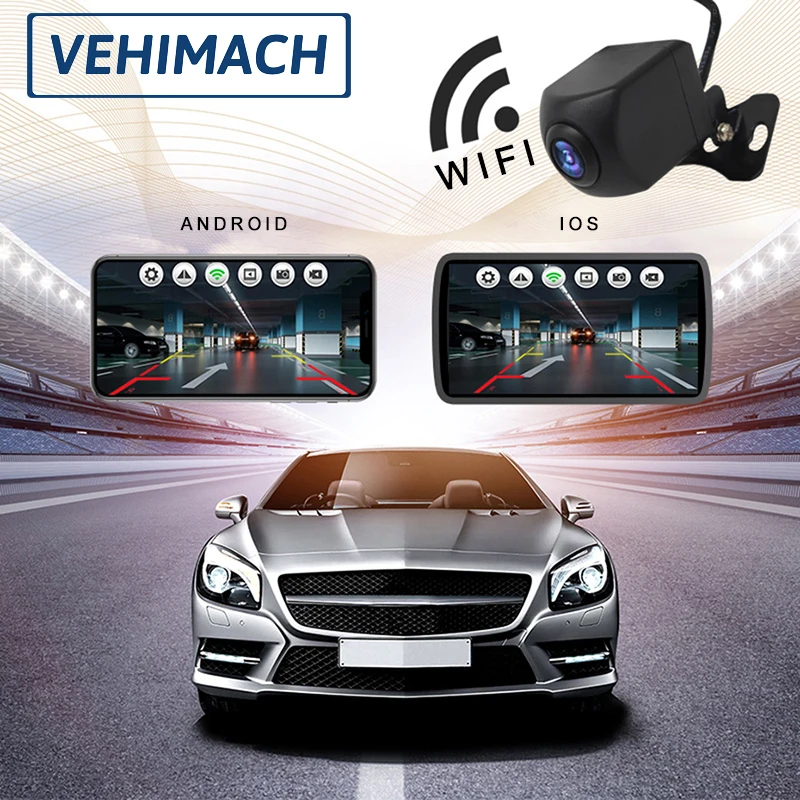 

Wifi Car Rear View Camera 1080P 12V 170 Parking Waterproof Rearview Reverse Lens Auto DVR Backup Android IOS Phone Park Monitor