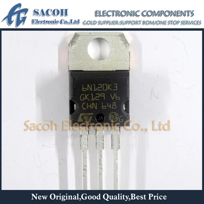 10 шт./лот STP6N120K3 6N120K3 6N120 или STP6N95K5 6N95K5 STF6N95K5 TO-220 6A 1200V N-ch Power MOSFET | Электронные