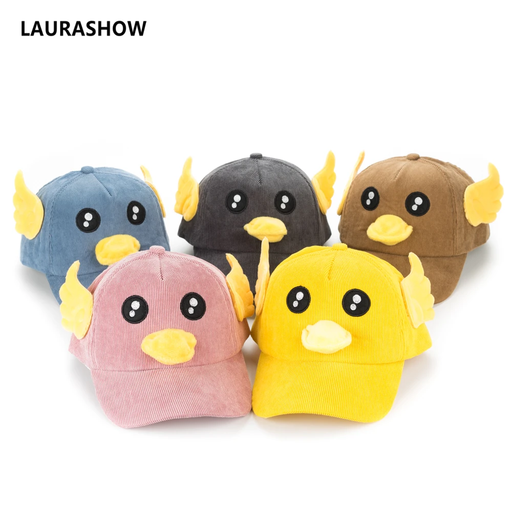 Laurashow Kids Cartoon Duck Baseball Cap Baby Sun Hat