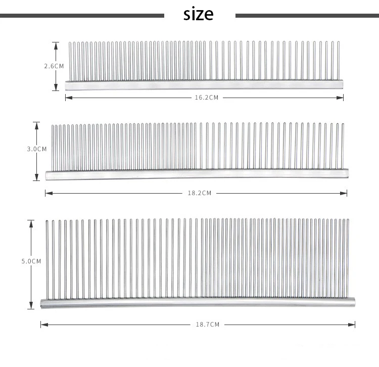 Металлическая Расческа для домашних животных, щетка для стрижки собак, расческа для удаления волос, щетка для кошек, инструмент для ухода за волосами