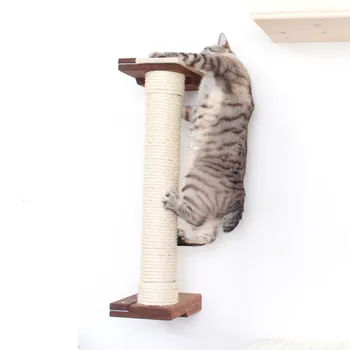 

Wall Mount Cat Scratch Board Kitten Climbing Scratching Sisal Post Tree Grind Claws Cat Scratcher Cat Wall Shelf Pet Toys M6155