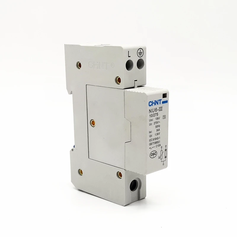 CHINT NU6-III 1P+ N стабилизатор напряжения 10KV 275V низковольтный стабилизатор напряжения