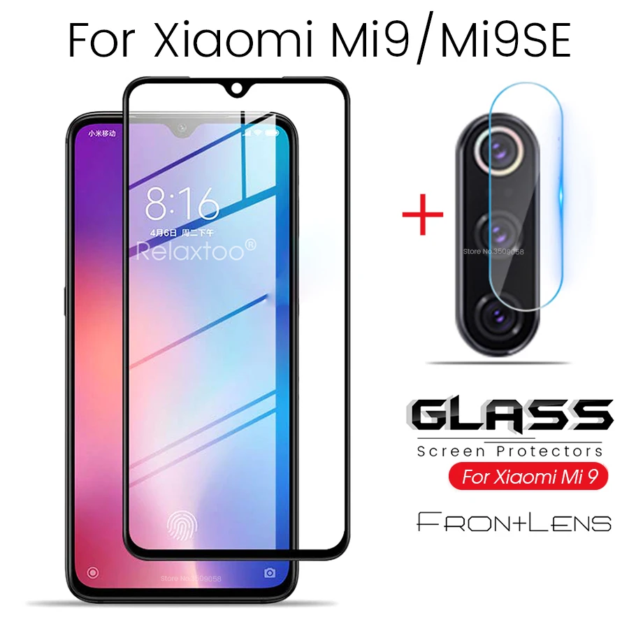 2 в 1 защита для объектива камеры стекло xiaomi mi 9 пленка из закаленного стекла на xiomi