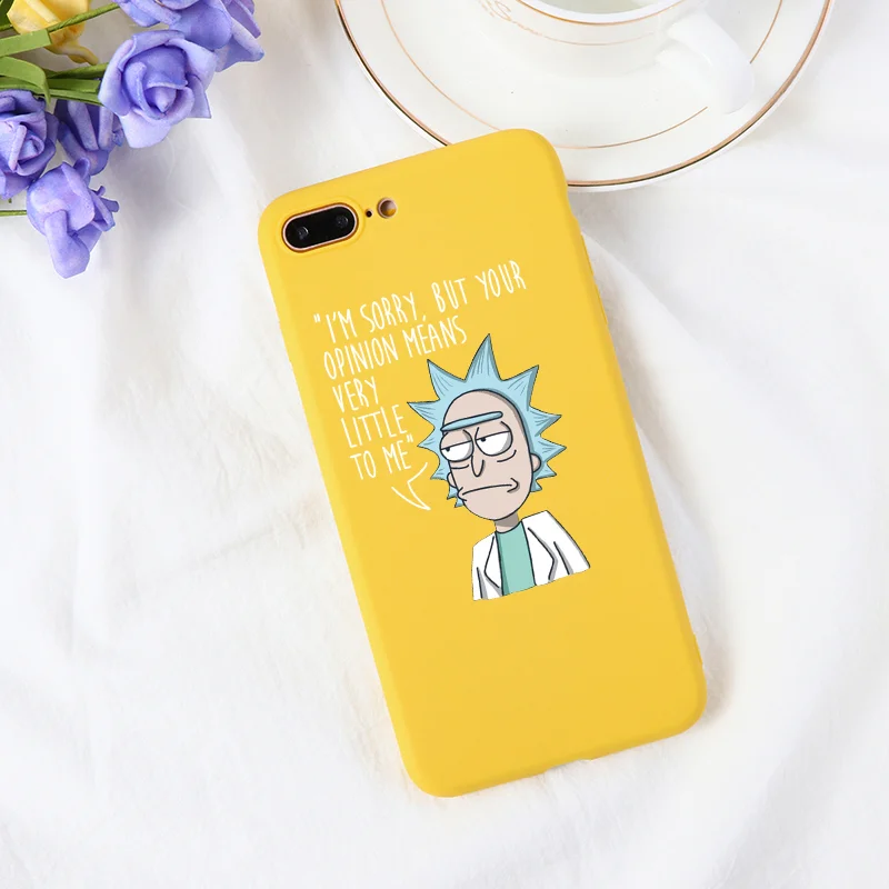 Мягкий чехол для телефона Rick And marty из ТПУ для iPhone 11, 5, SE, 6, 6 S, 8 Plus, XS, X, XR, XS Max, 11 Pro, матовый чехол с мультипликационным принтом для iPhone 7 Plus, чехол - Цвет: Khu-0rlanfa