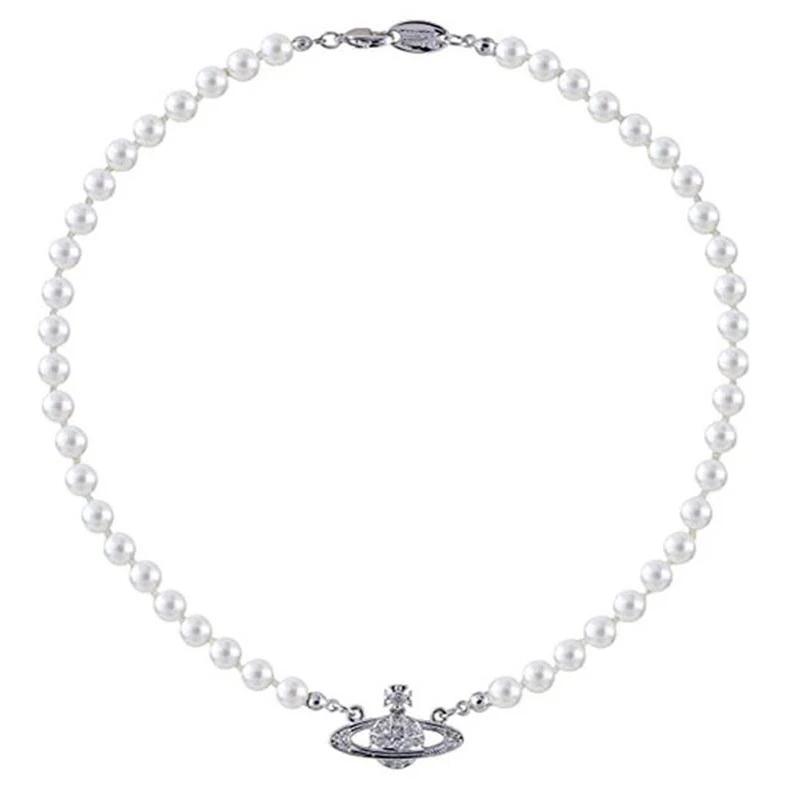 2021 New Fashion Creative Planet Pearl Necklace Women's Cute Romantic Wedding Clavicle Jewelry | Украшения и аксессуары