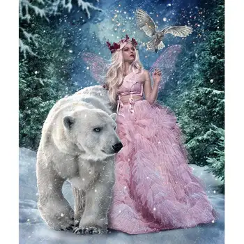 

2020 Full Round Drill 5D DIY Diamond Mosaic Embroidery Pink Beauty Embroidery Home Wall Decor Picture Handmade Gifts Kits Art