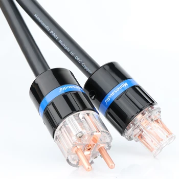 

Monosaudio P901 HIFI schuko AC Audio Power Cable EU Version supply power wire Audio Wire Power Cord