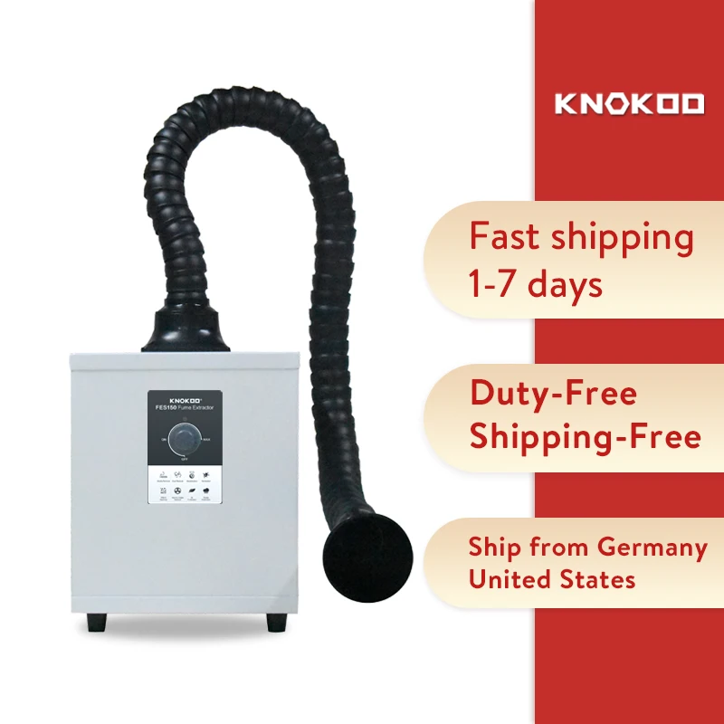 150W FES150 Mini Portable Welding Fume Extractor Soldering Smoke Absorber with CE Certification for DIY and Nail SalonBeauty