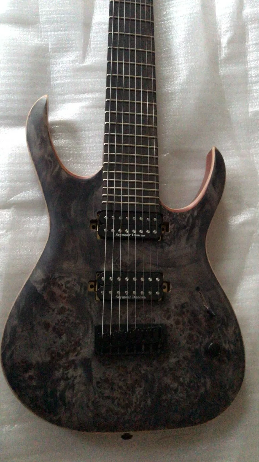 Блокирующий тюнер+ Mayones Duvell 8 струнная гитара из черного дерева гриф 5 слоев шеи болт-на mayones гитара