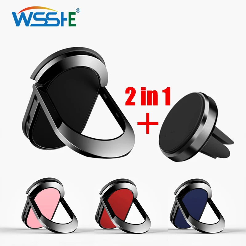 

Finger Ring Magnet Phone Holder For Samsung Xiaomi Redmi Finger Bracket Mount Magnetic Car Phone Holder Stand For iPhone X XS