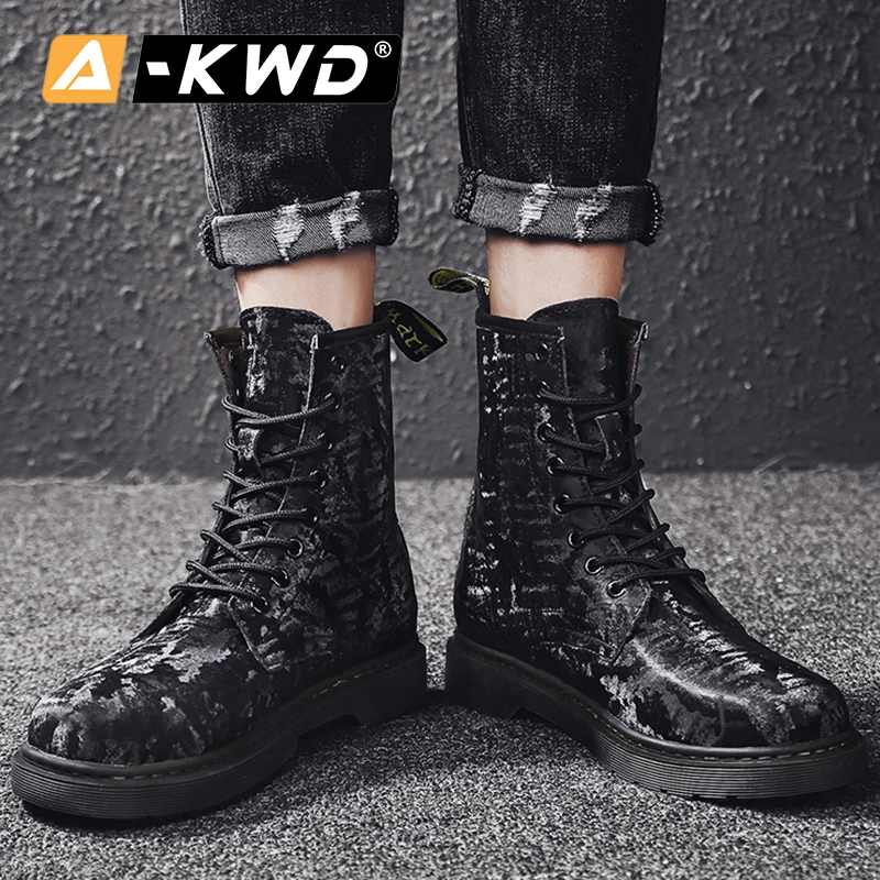 Высокие кроссовки; мужские зимние ботинки; Botte Homme Hiver; рабочие ботинки из спилка; мужские теплые водонепроницаемые ботинки; Мужская модная обувь