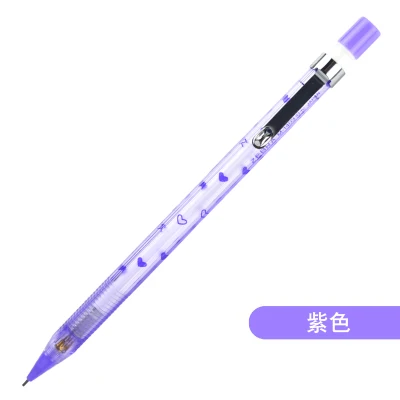 1pcs Japan ZEBRA M-1403 Childhood Back 0.5 Recall Le Classic Nostalgic Peach Heart Rod Pencil Drawing Writing Test - Цвет: Фиолетовый