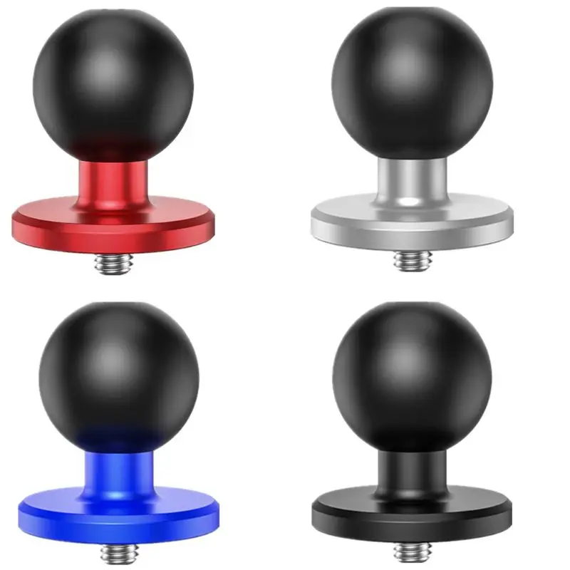 Motorcycle Handlebar Clamp Base 1 Inch Rubber Ball Head Mount for Go-pro Action Cameras Cellphones Bracket Motorcycle Handlebar Clamp Base 1 Inch Rubber Ball Head Mount for Go-pro Action Cameras Cellphones Bracket