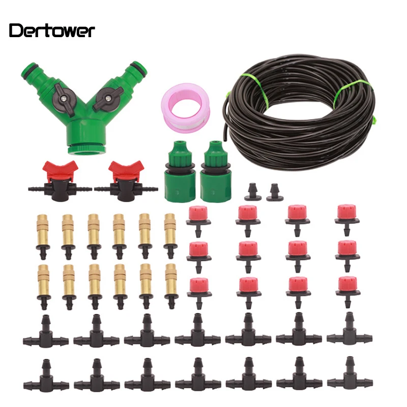 1Set Lazy Watering Machine Flower Sprinkler Spray Spray Drip Copper Spray Nozzle Set Three Models 20MM 30MM 40MM High Quality