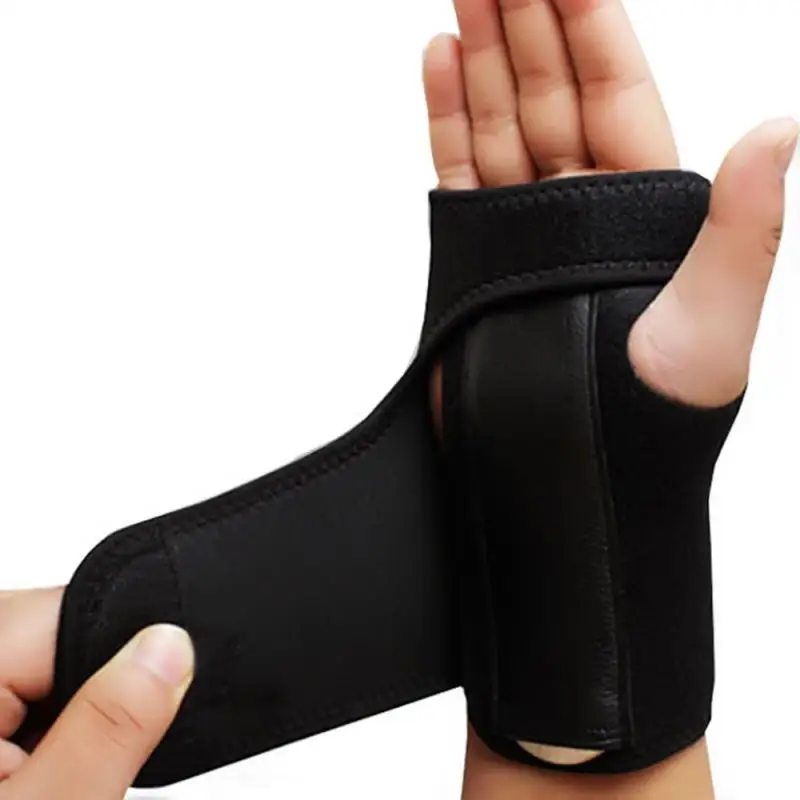 

1Pcs Adjustable Steel Wrist Brace Support Arthritis Sprain Carpal Tunnel Splint Wrap For Outdoor Sports Protective Safety Tools